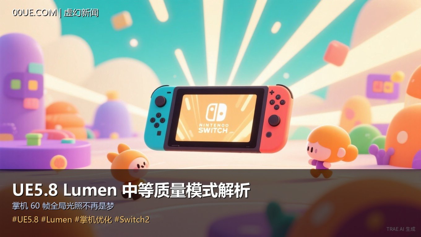 UE5.8 Lumen 中等质量模式解析：掌机 60 帧全局光照不再是梦 cover image