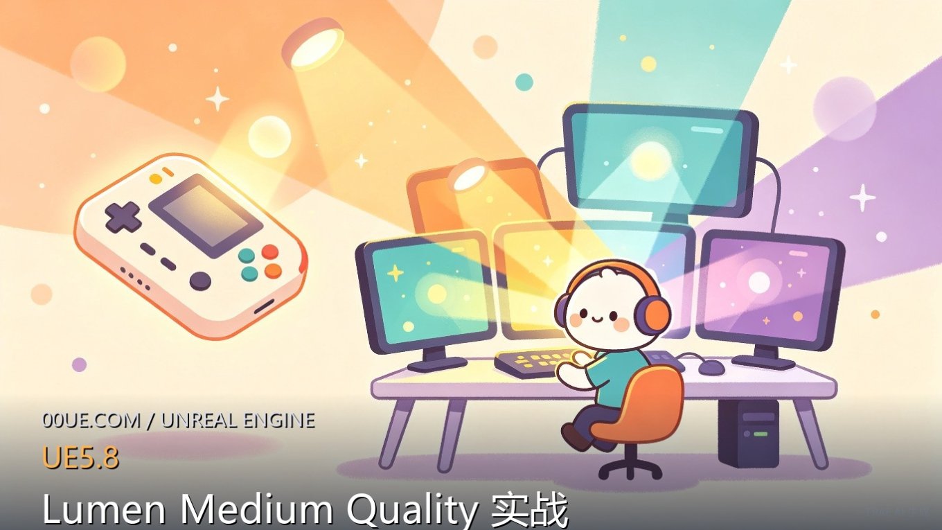 UE5.8 Lumen Medium Quality 实战：跨平台开发者如何一套代码同时搞定主机与掌机60帧