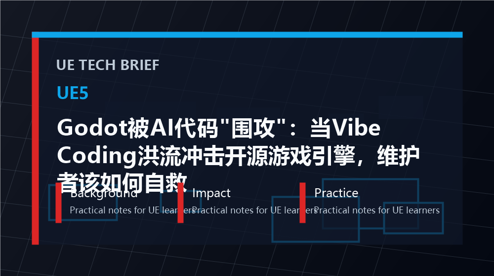 Godot被AI代码"围攻"：当Vibe Coding洪流冲击开源游戏引擎，维护者该如何自救 overview image