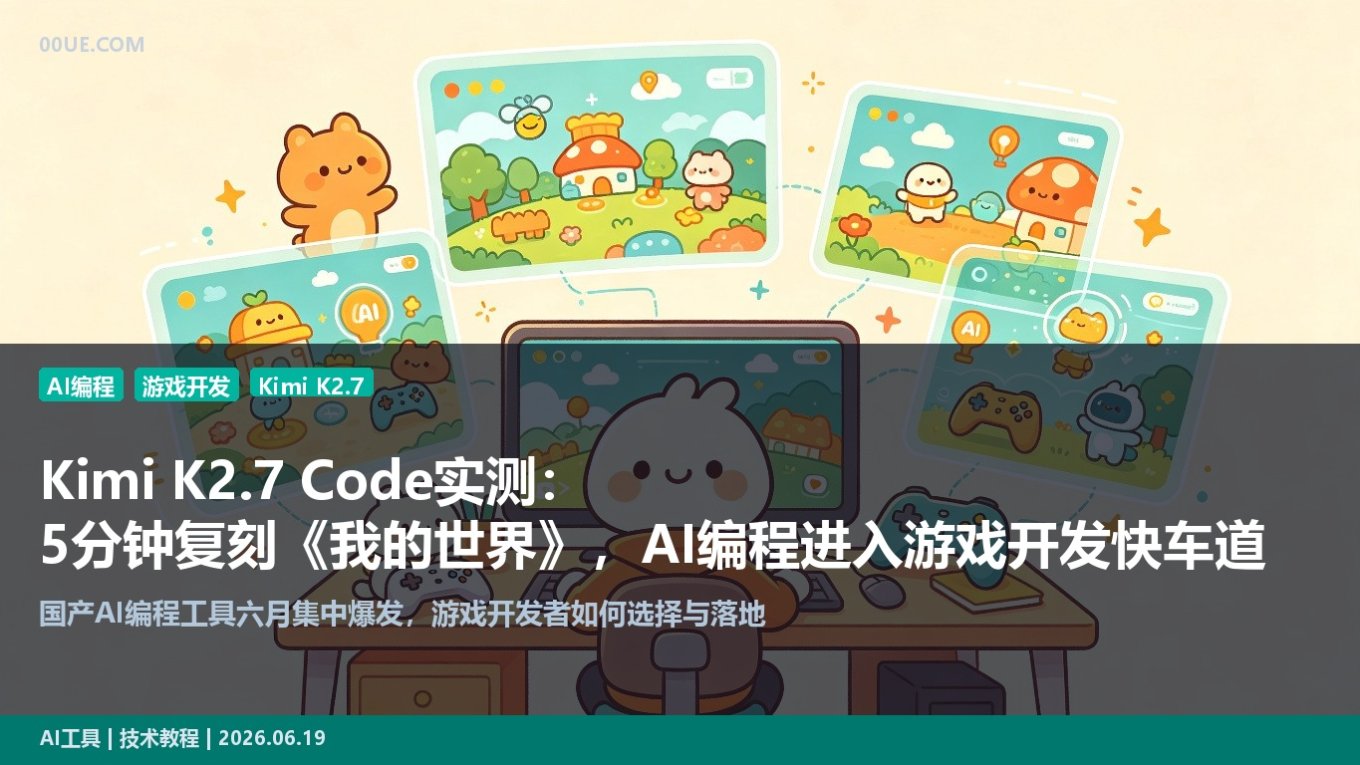 Kimi K2.7 Code AI编程游戏开发封面