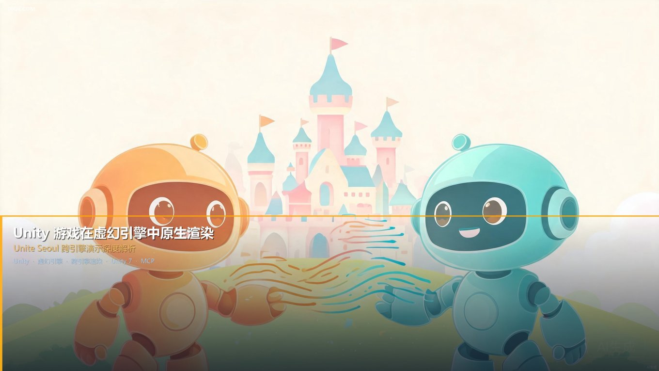 Unity游戏在虚幻引擎中原生渲染封面图