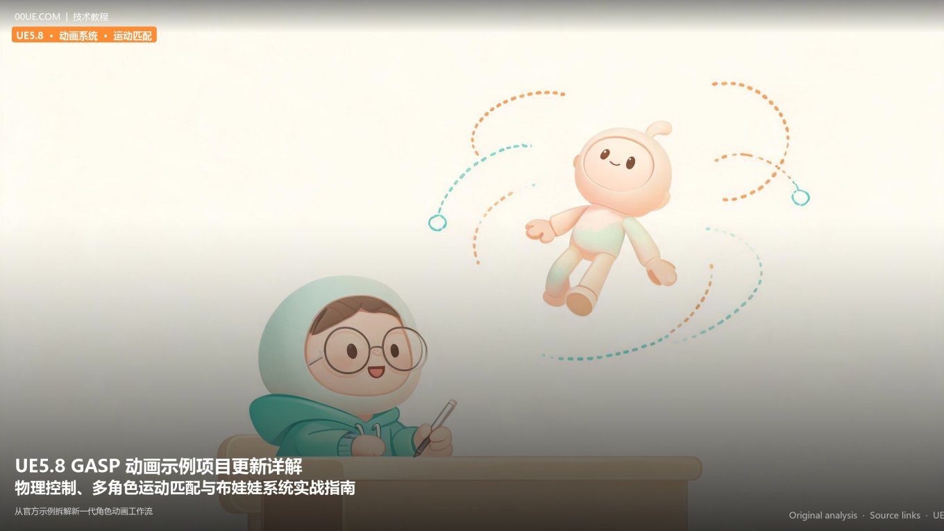 UE5.8 GASP 动画示例项目更新详解封面图